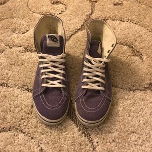 Purple High Top Vans (Worn Twice)